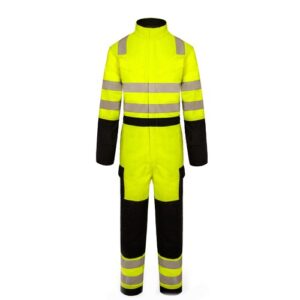 high visibility safety jacket (hi vis jacket) with reflective tape